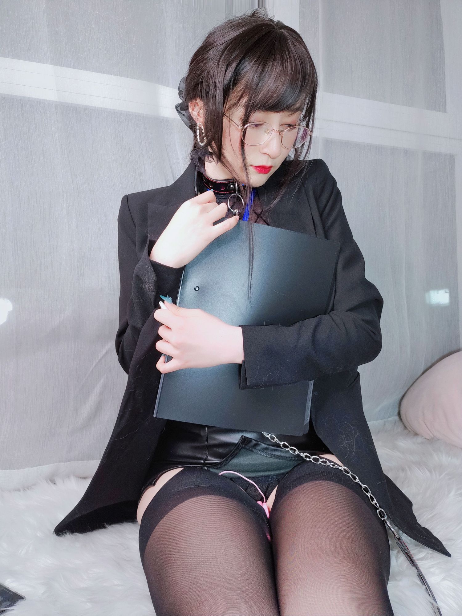 图片[6]-No.076-自撮り vol.57 黑丝情趣 [145P 8V]-coswz-cos王者