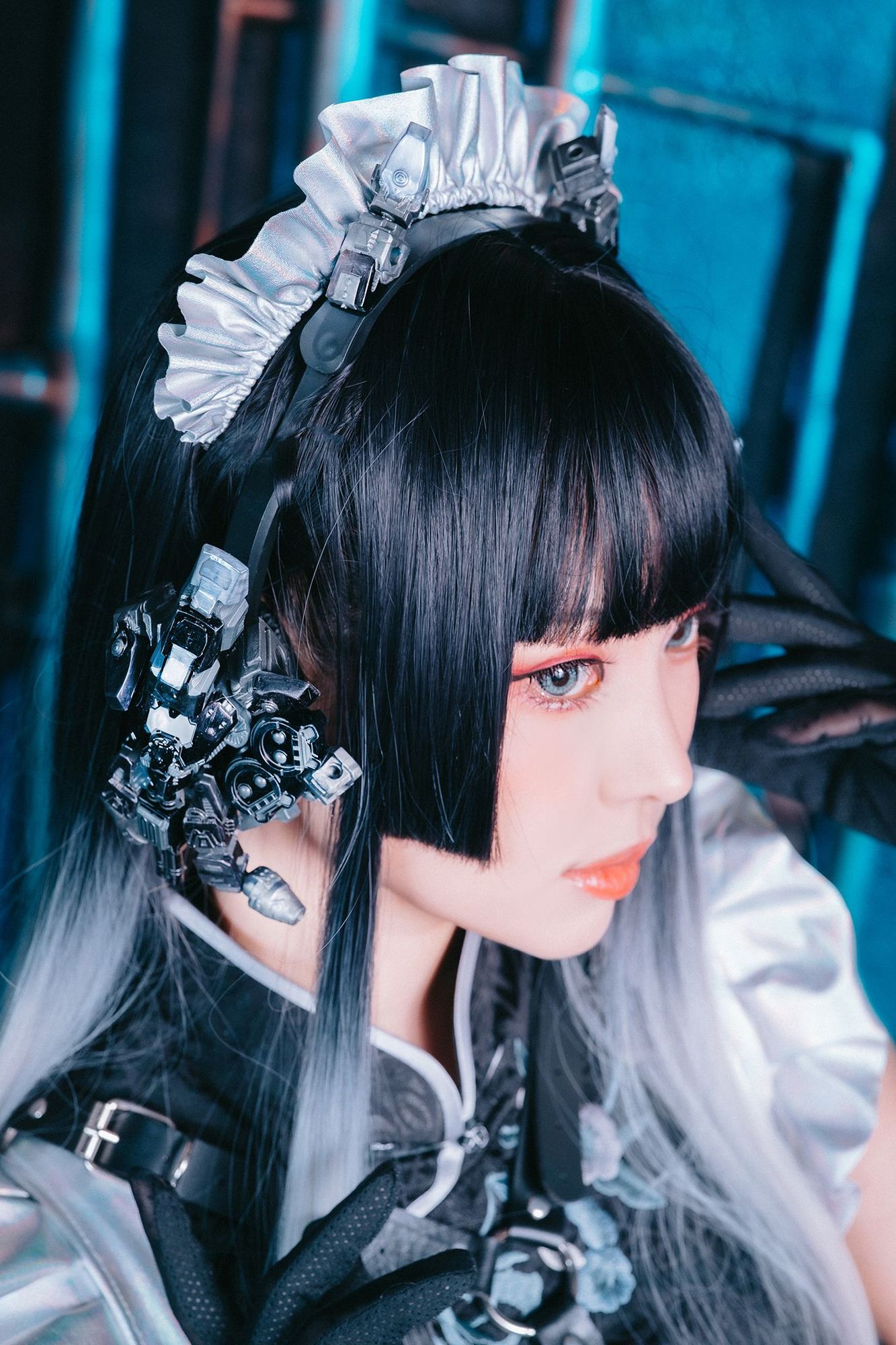 图片[6]-No.087 – 赛博女仆 Melanite黑榴石 [30P]-coswz-cos王者