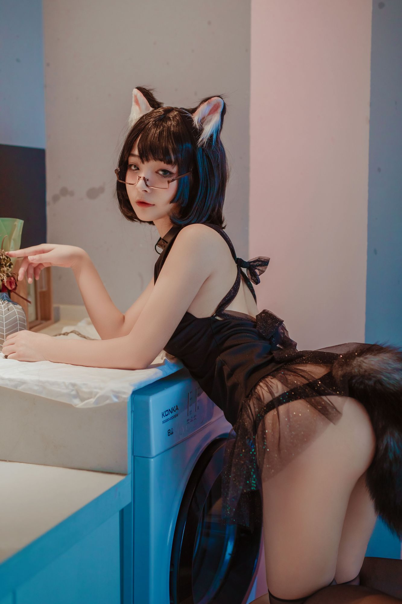 图片[6]-No.001-猫猫头黑裙子 [10P]-coswz-cos王者