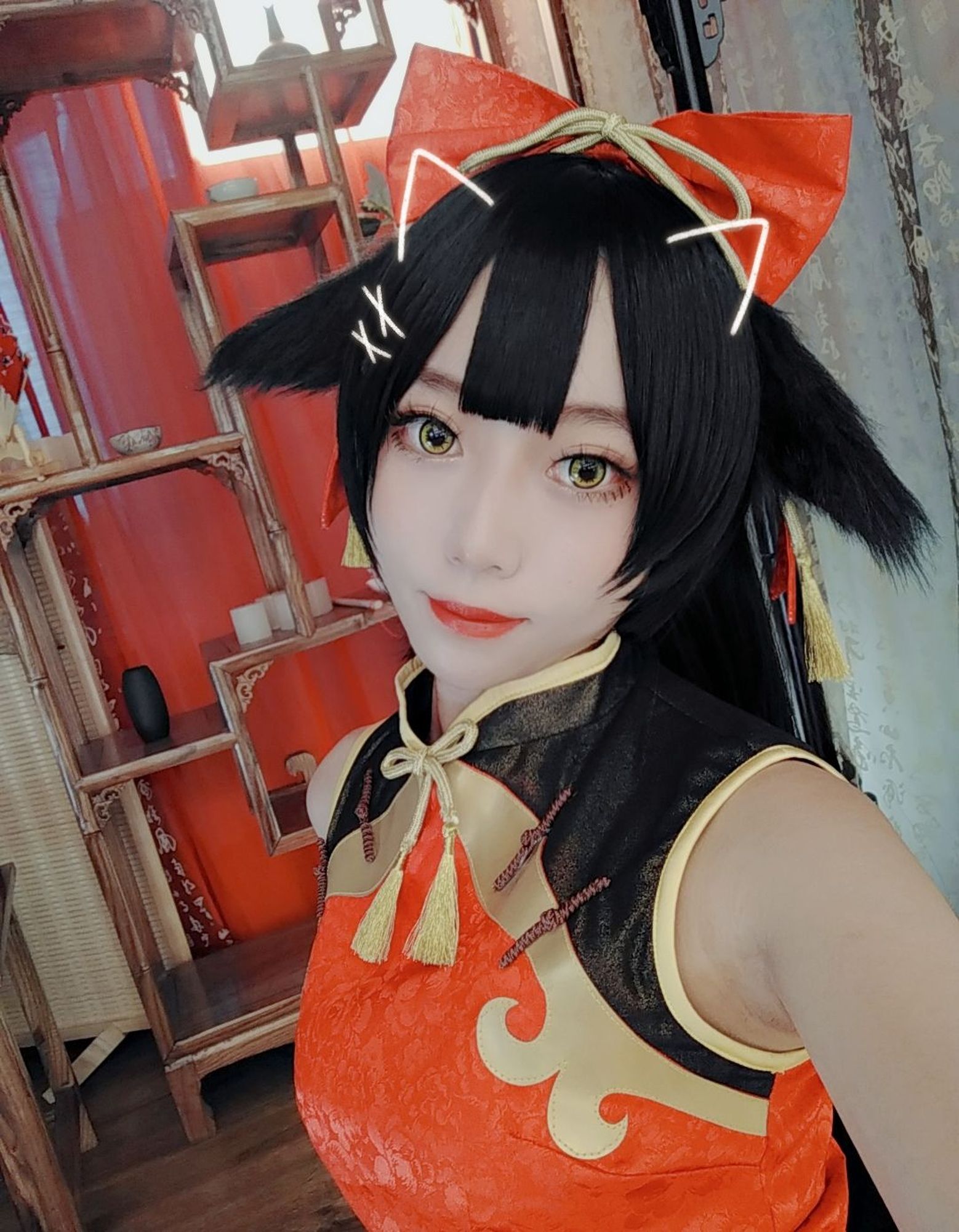 图片[13]-No.015-高雄红旗袍 [15P]-coswz-cos王者