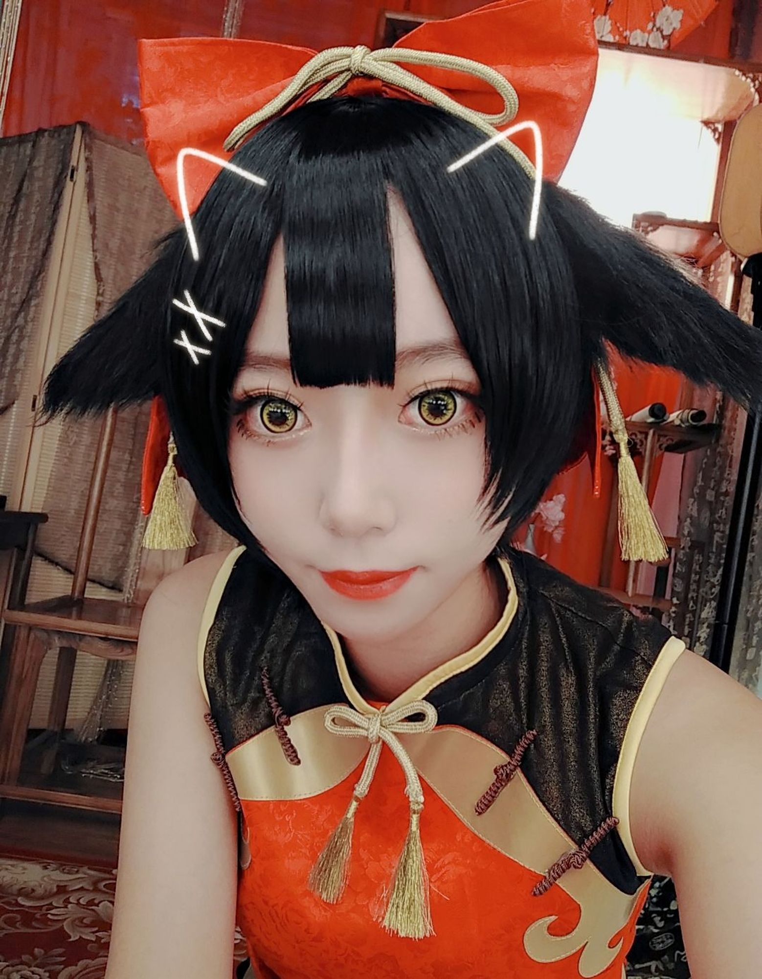 图片[12]-No.015-高雄红旗袍 [15P]-coswz-cos王者