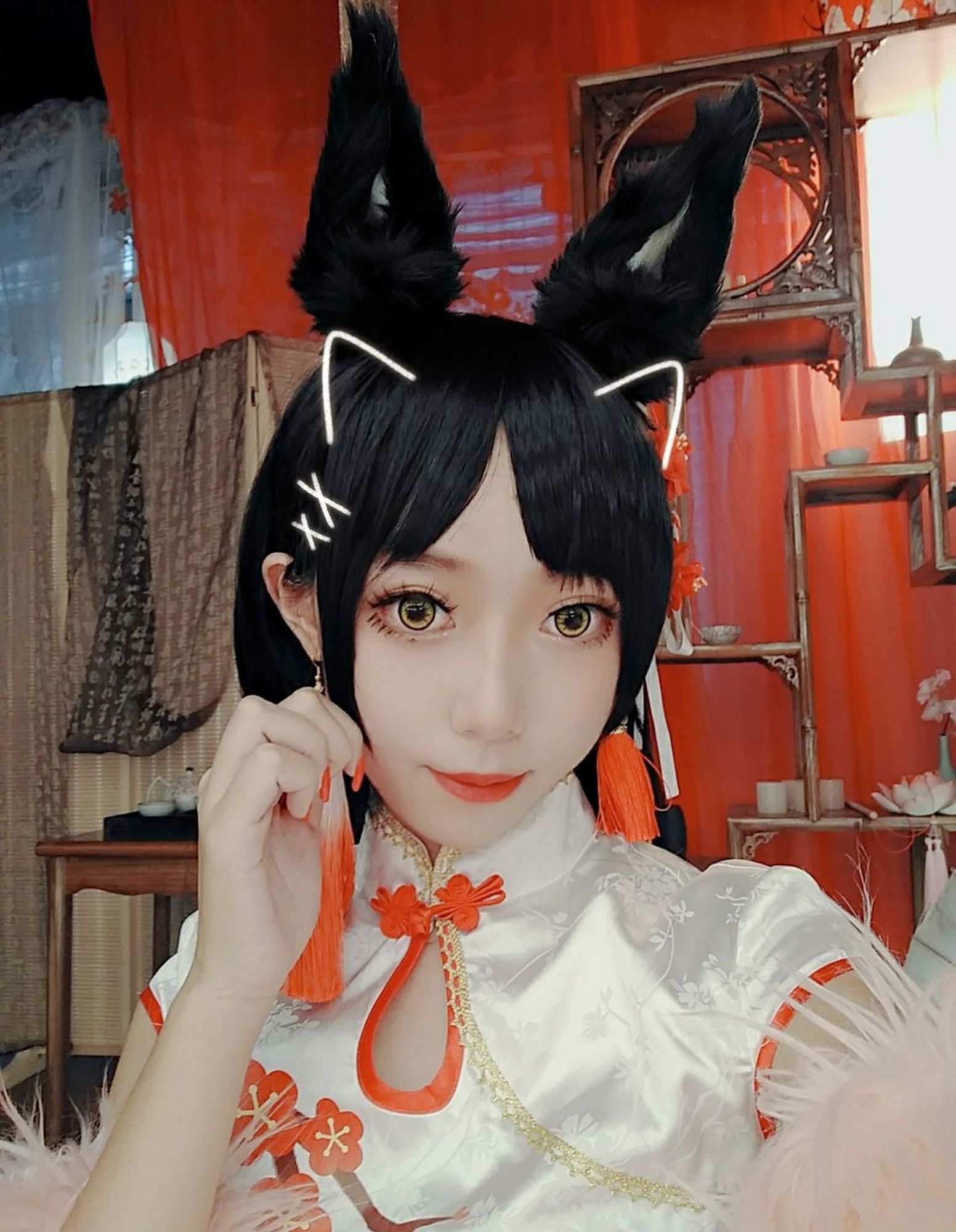 图片[11]-No.015-高雄红旗袍 [15P]-coswz-cos王者