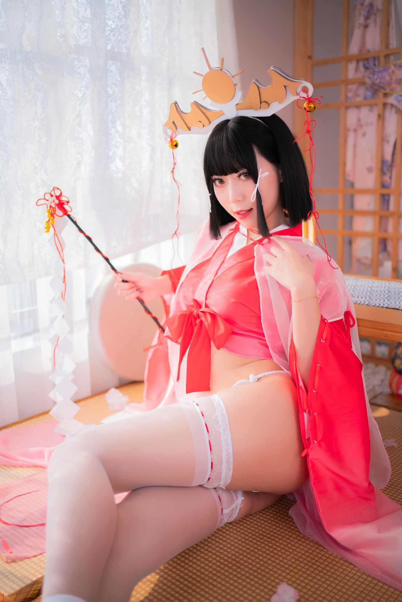 图片[117]-No.020-辉夜姬巫女 [127P 1V]-coswz-cos王者