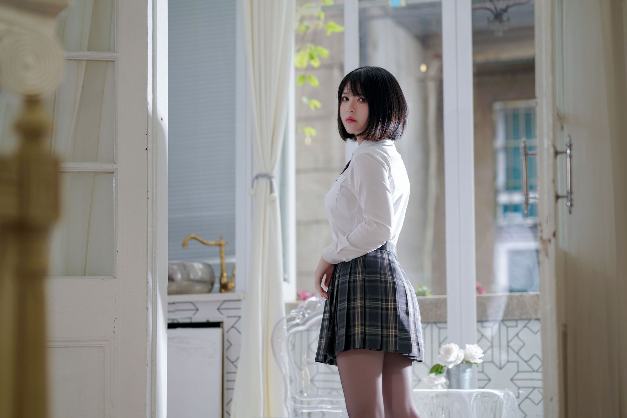 图片[6]-No.021-彼女の制服姿が好き [54P]-coswz-cos王者