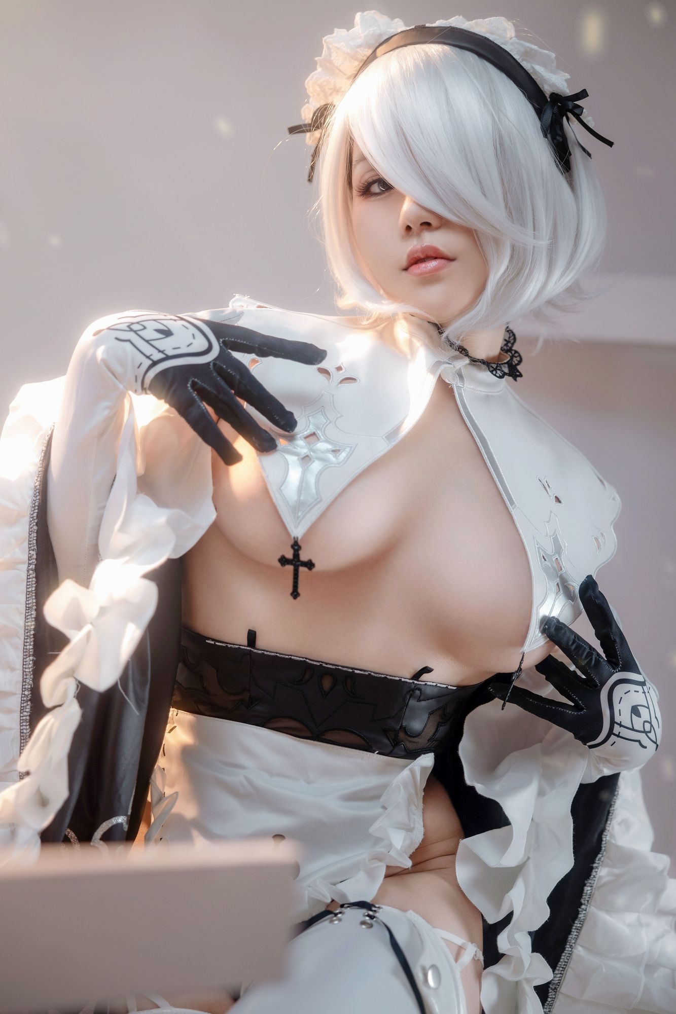 图片[6]-No.002-2B女仆 [12P]-coswz-cos王者