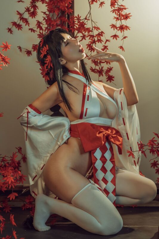 No.004-奶桃 巫女 [43P]-coswz-cos王者