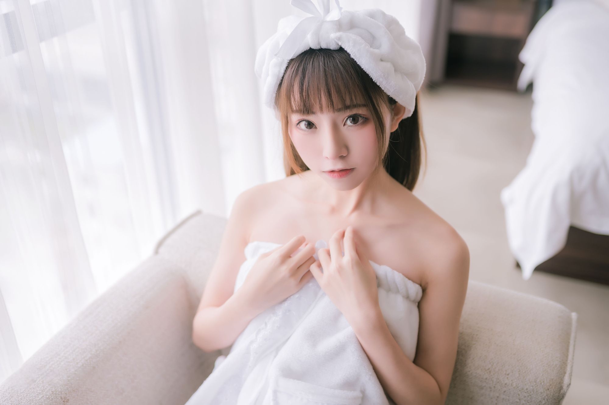 图片[42]-No.010-纯白浴巾 [44P]-coswz-cos王者