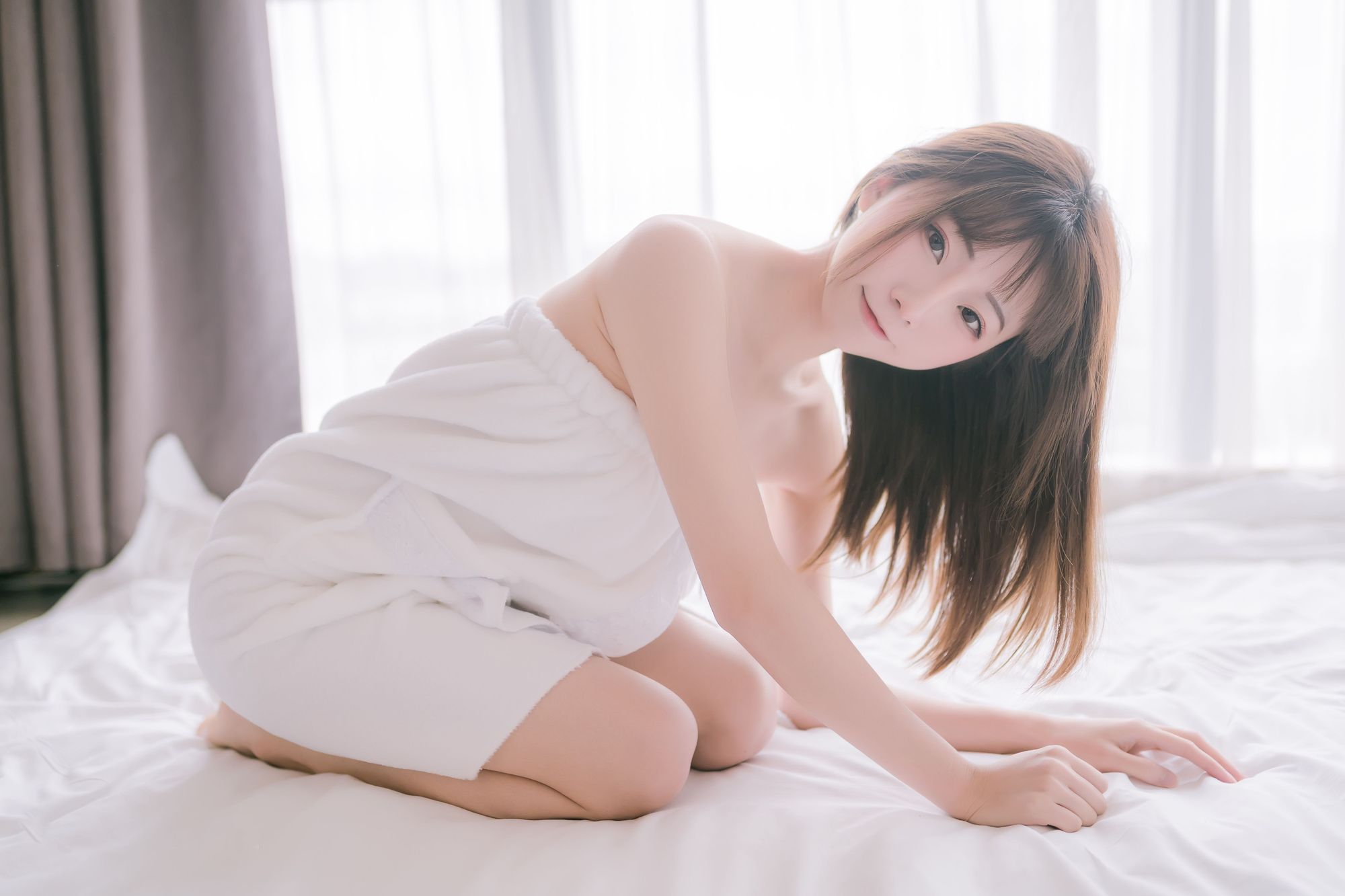 图片[20]-No.010-纯白浴巾 [44P]-coswz-cos王者