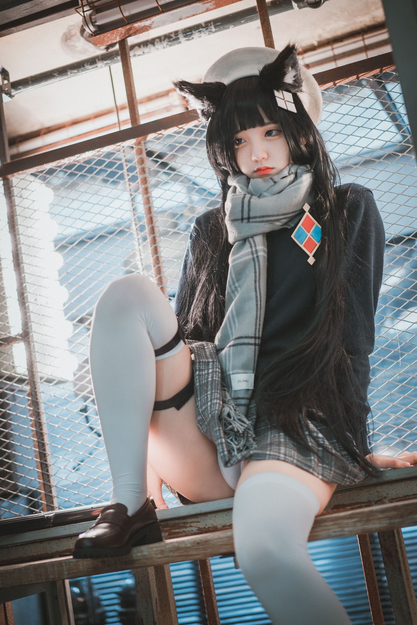图片[6]-No.021-[DJAWA] Type95 Pure White Graduation (Girls Frontline) [33P]-coswz-cos王者