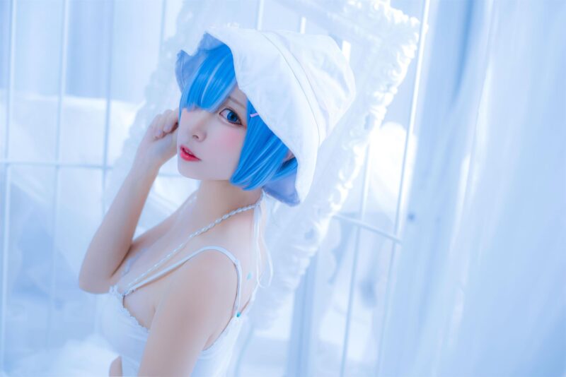 No.021-雷姆白裙 [27P]-coswz-cos王者