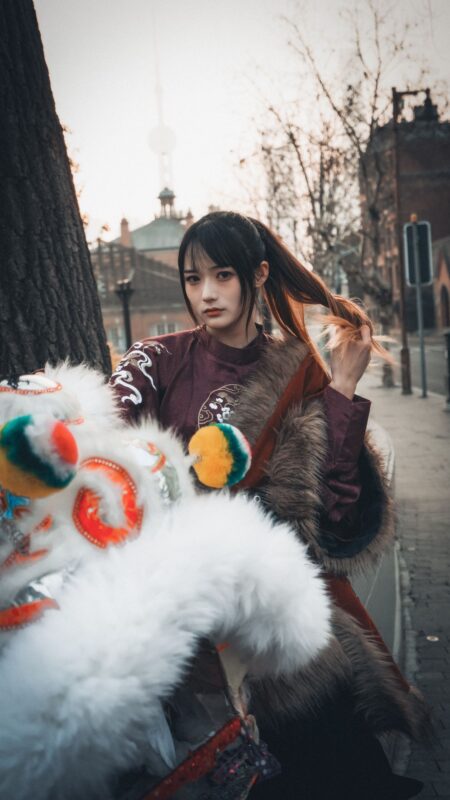 No.022-舞狮少女 [45P]-coswz-cos王者