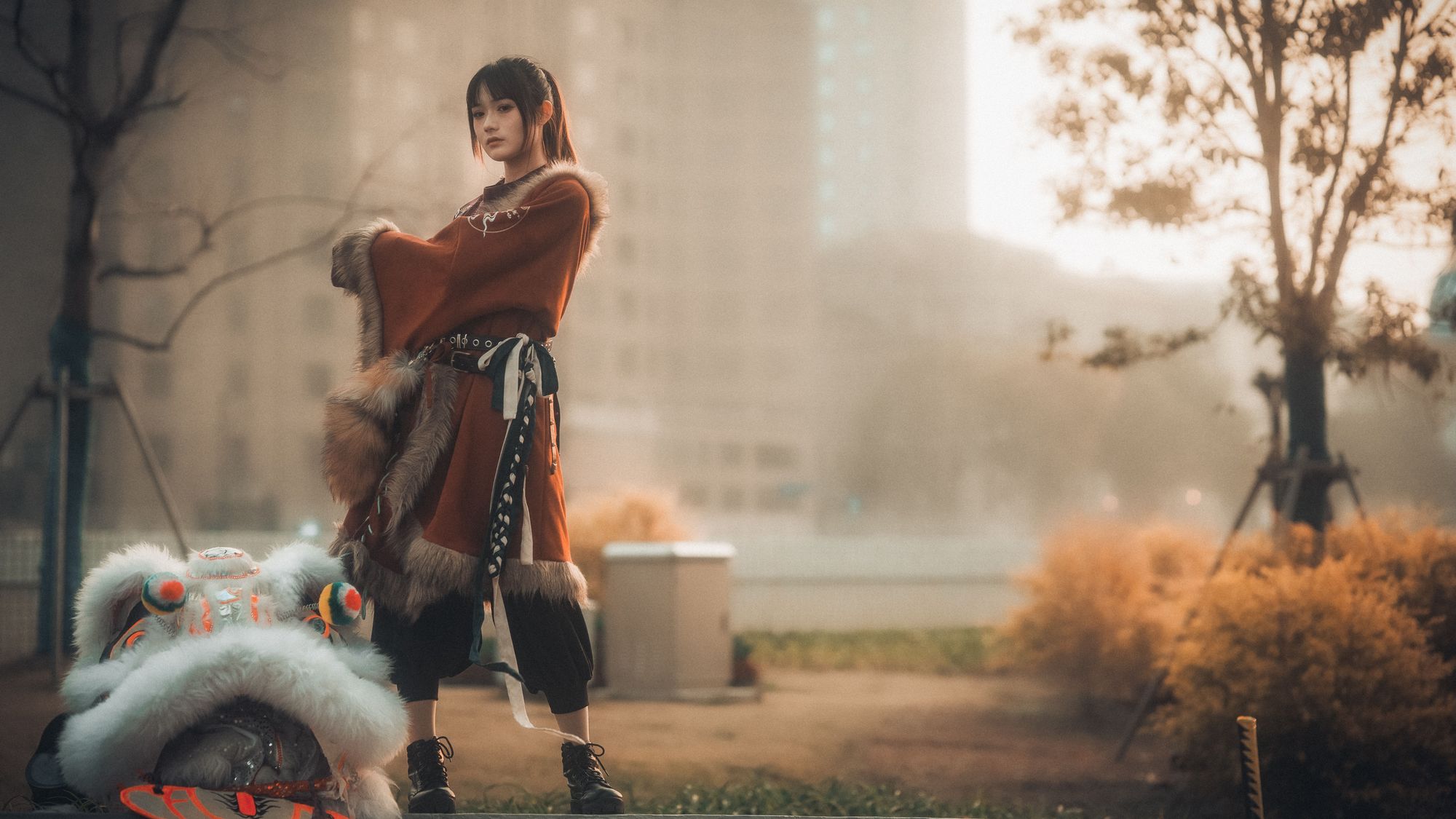 图片[6]-No.022-舞狮少女 [45P]-coswz-cos王者