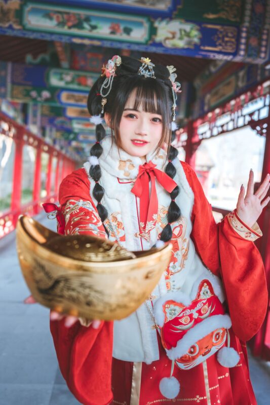 No.024-可爱新年 [26P]-coswz-cos王者