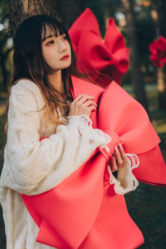 No.025-红色蝴蝶结 [22P]-coswz-cos王者