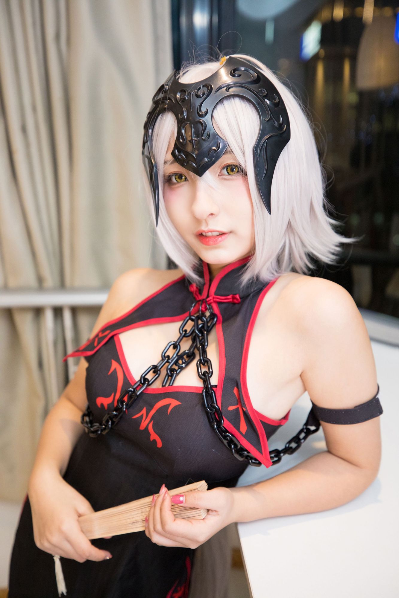 图片[70]-No.030-旗袍黑贞 [150P]-coswz-cos王者