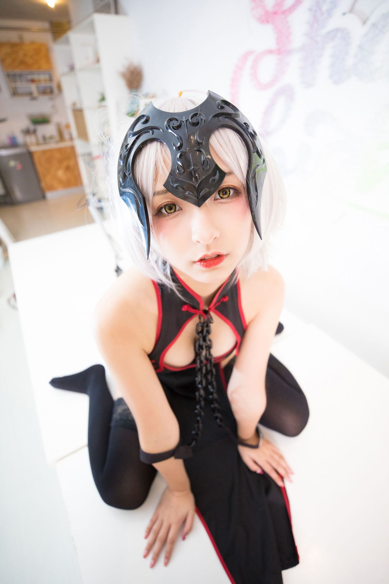图片[37]-No.030-旗袍黑贞 [150P]-coswz-cos王者