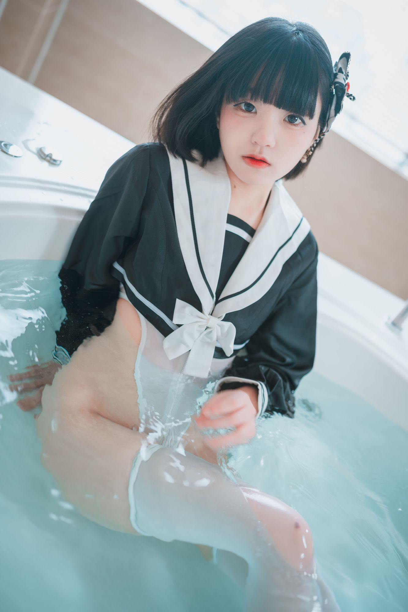 图片[6]-No.046-[DJAWA] Swimming Lessons #12 [90P]-coswz-cos王者