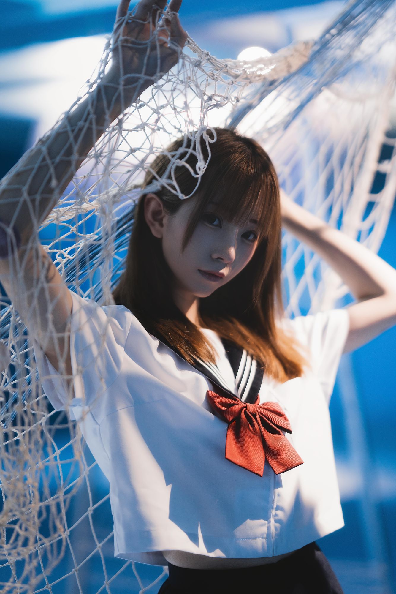 图片[6]-No.052-十分之七的蓝 [25P]-coswz-cos王者