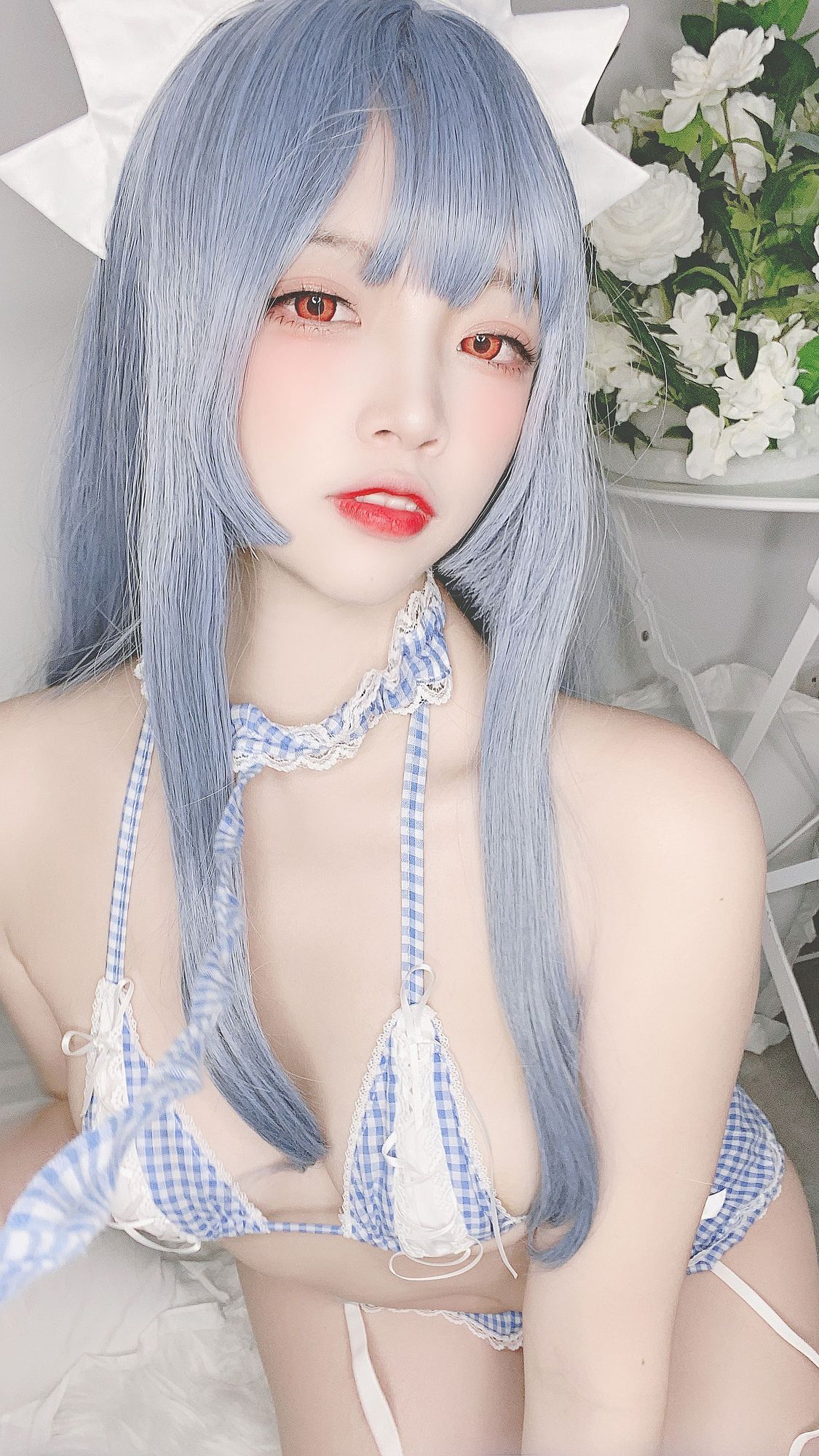 图片[24]-No.089-私房自拍蓝格比基尼女仆 [40P]-coswz-cos王者
