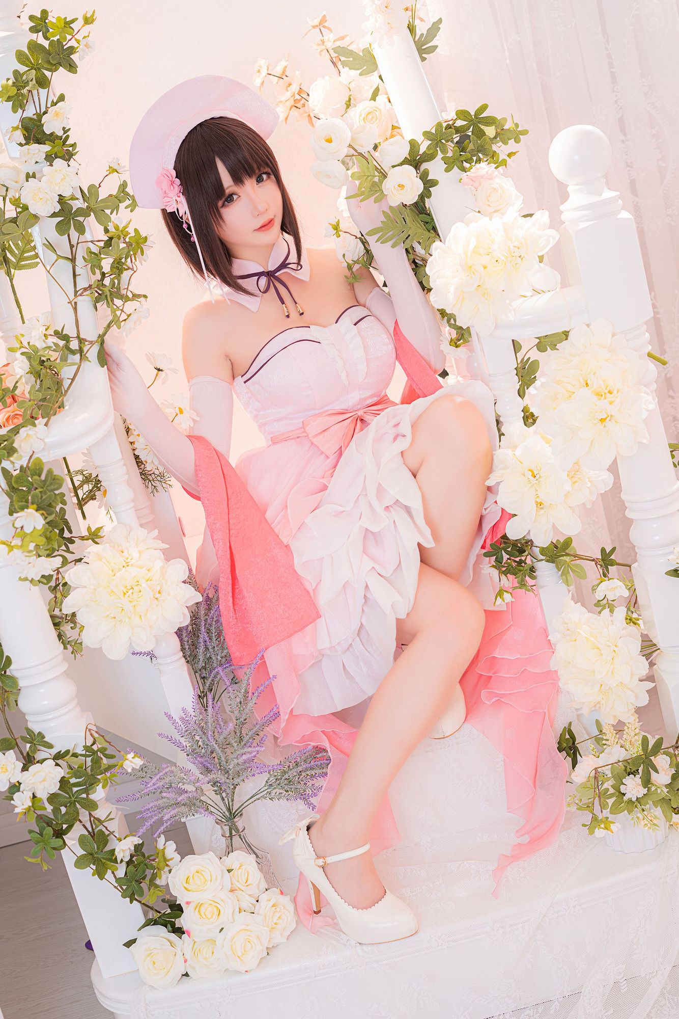 图片[6]-No.109 – 加藤惠粉礼服 [33P]-coswz-cos王者