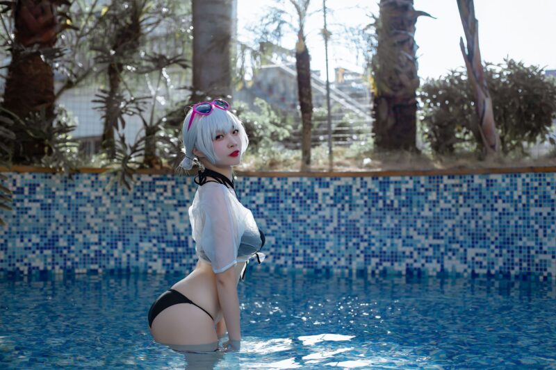 No.122-碧蓝航线 天狼星泳装 [15P]-coswz-cos王者