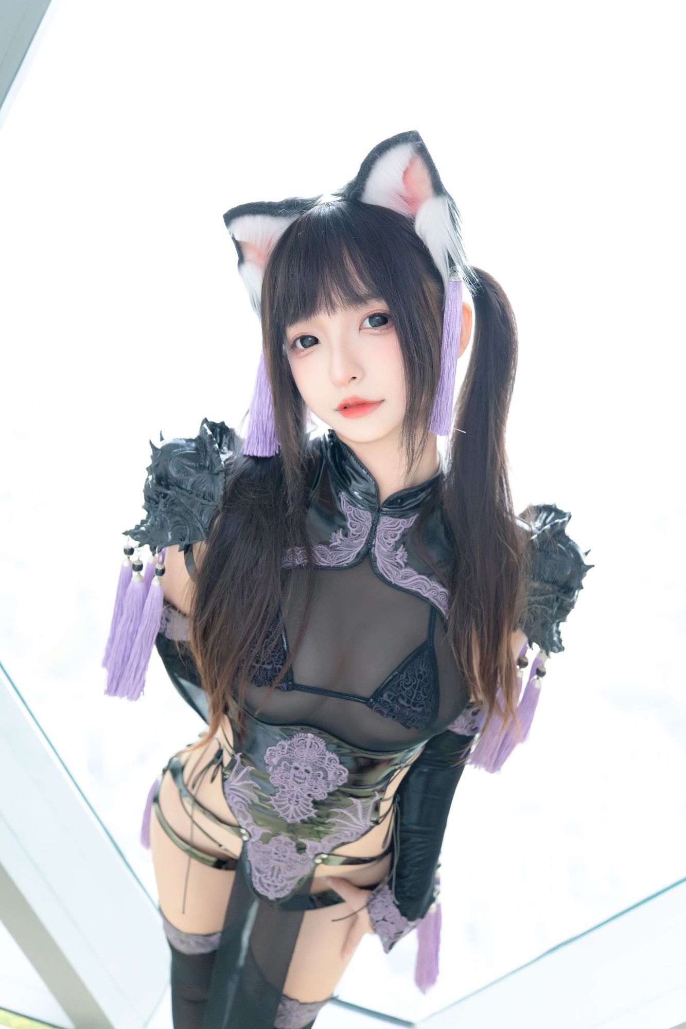 图片[10]-No.136-旗袍猫女 [75P 2V]-coswz-cos王者