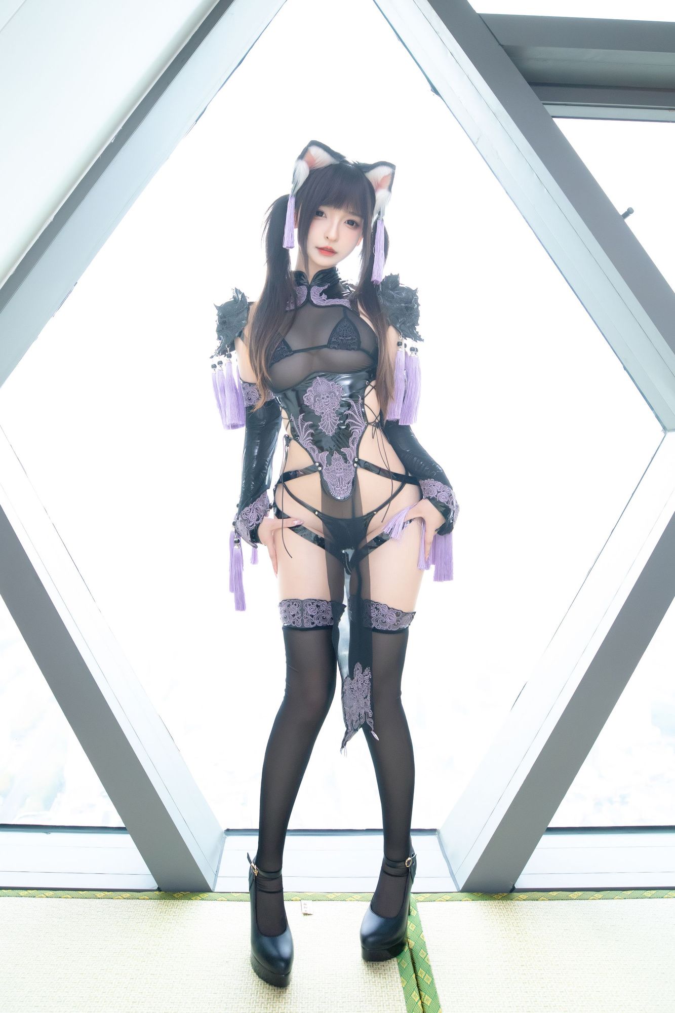 图片[18]-No.136-旗袍猫女 [75P 2V]-coswz-cos王者