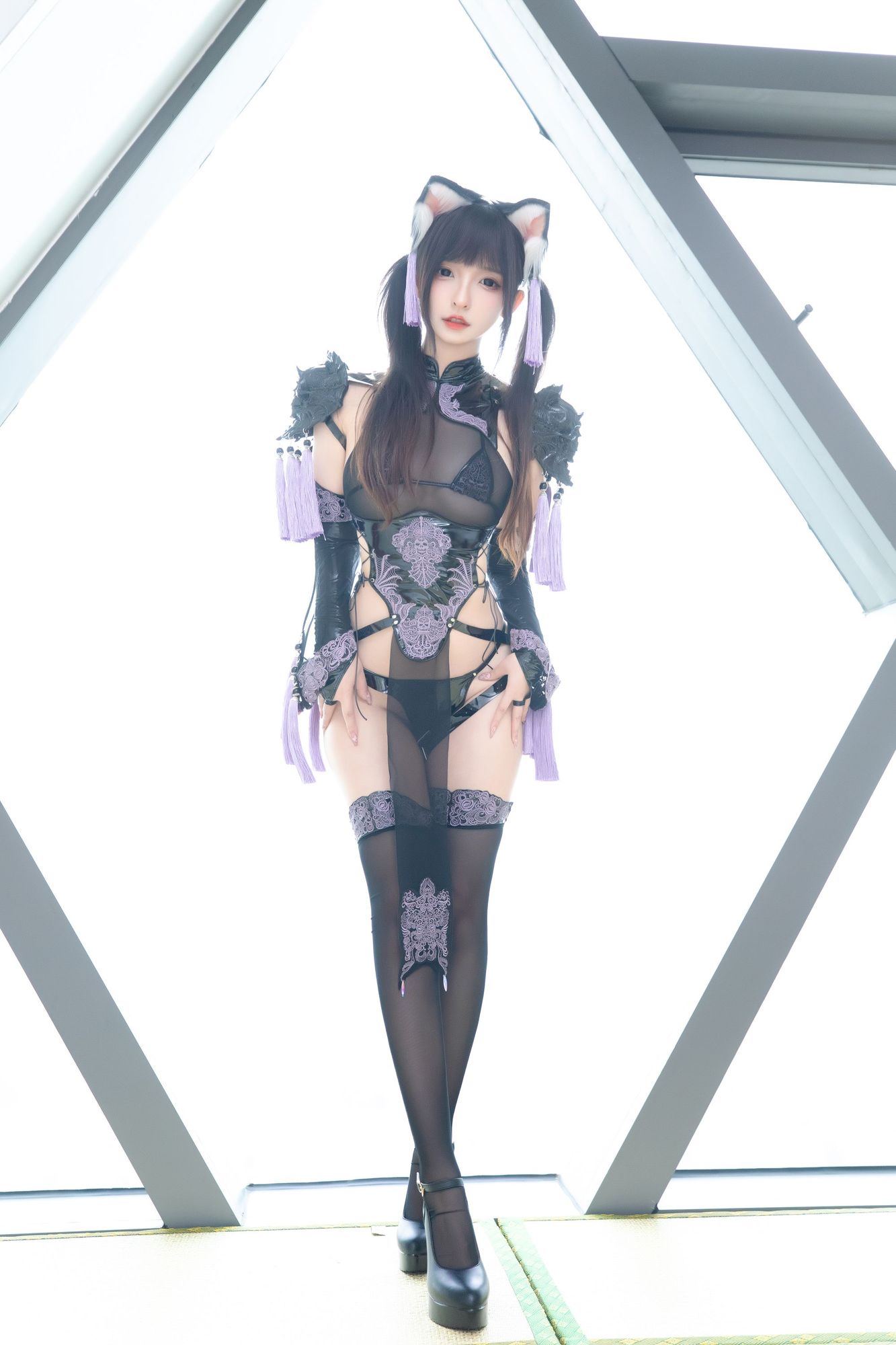 图片[19]-No.136-旗袍猫女 [75P 2V]-coswz-cos王者