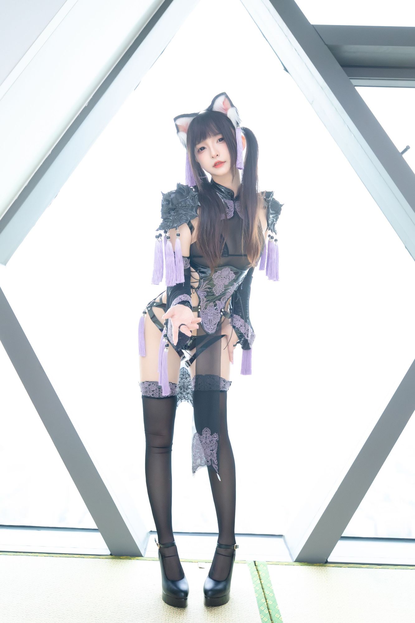 图片[20]-No.136-旗袍猫女 [75P 2V]-coswz-cos王者