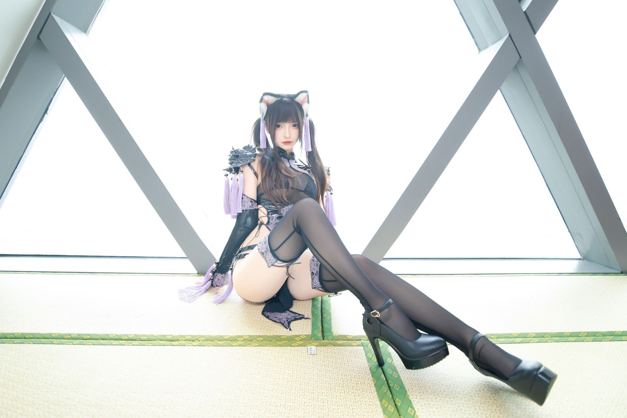 图片[36]-No.136-旗袍猫女 [75P 2V]-coswz-cos王者