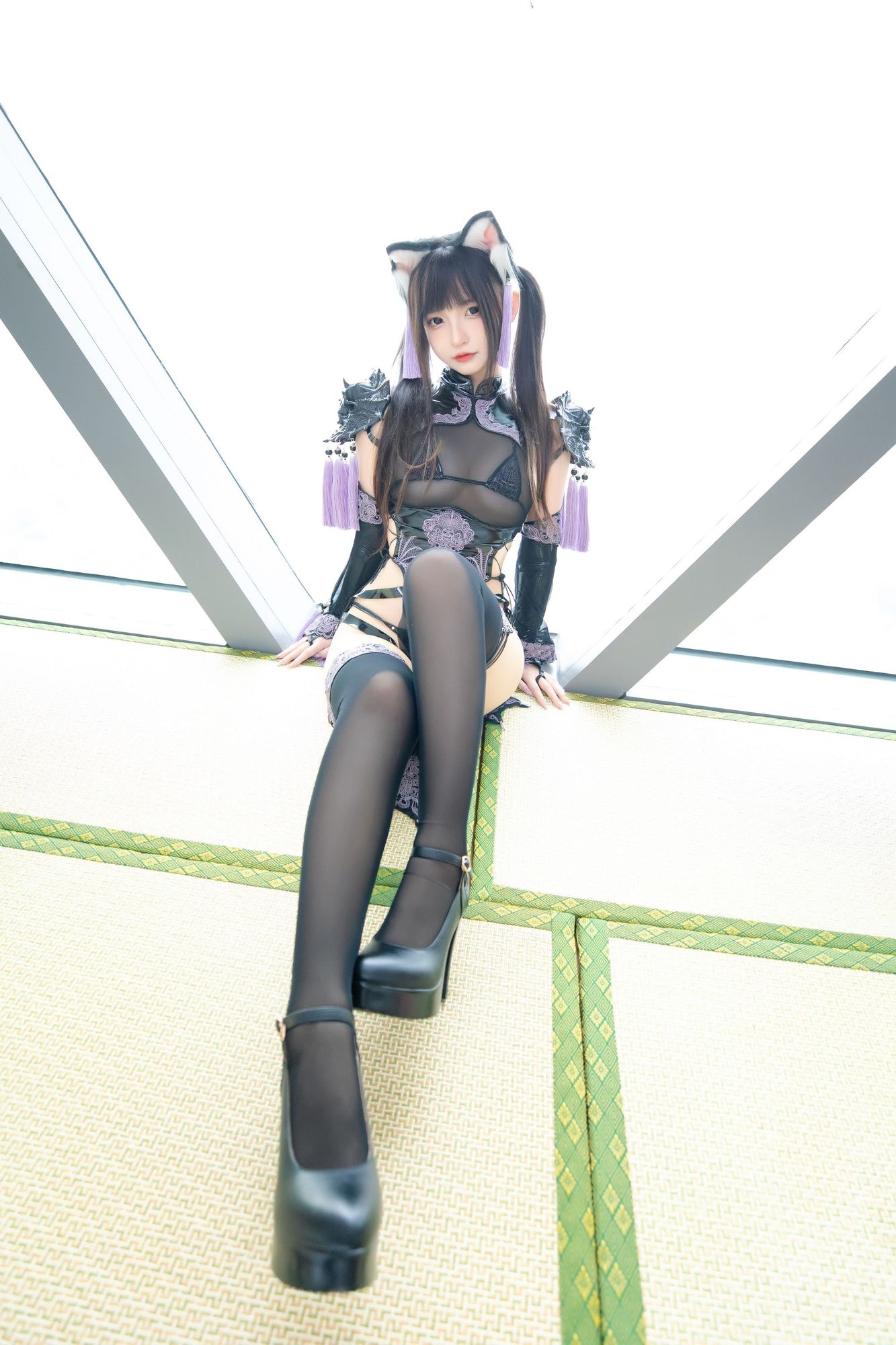 图片[45]-No.136-旗袍猫女 [75P 2V]-coswz-cos王者
