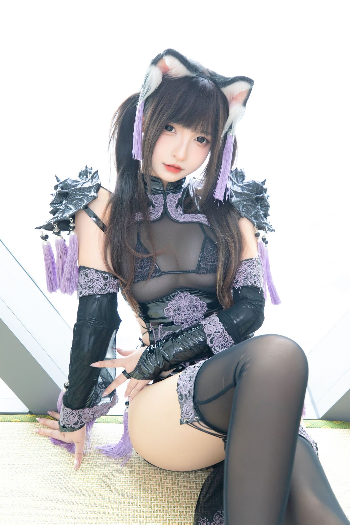 图片[47]-No.136-旗袍猫女 [75P 2V]-coswz-cos王者