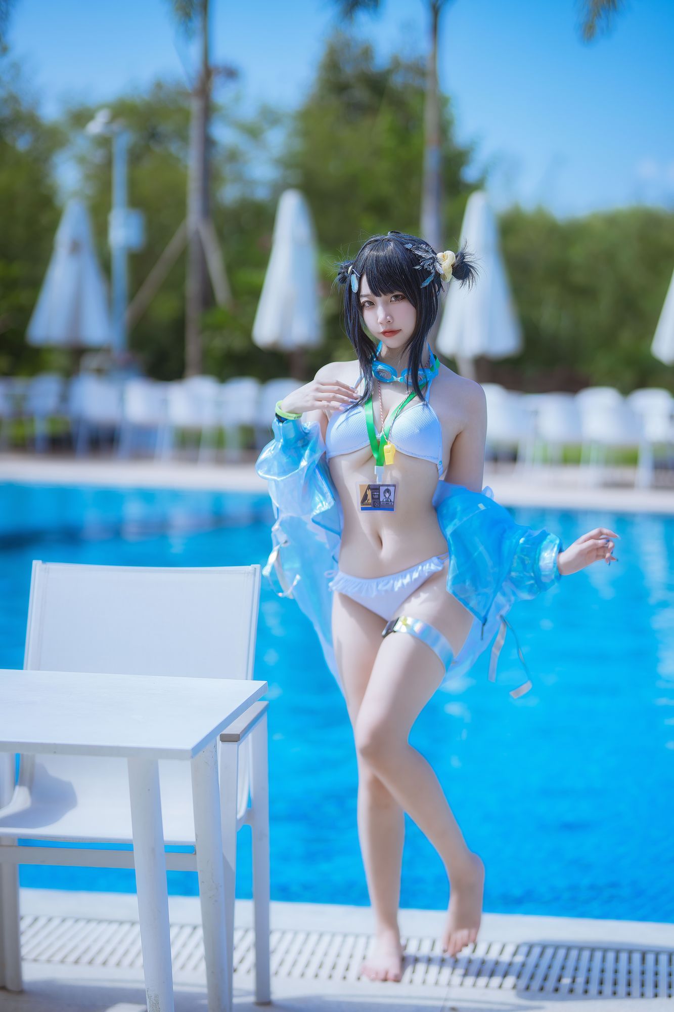 图片[6]-No.156 – 泰拉夏日纪事 方舟羽毛笔泳装 [25P]-coswz-cos王者