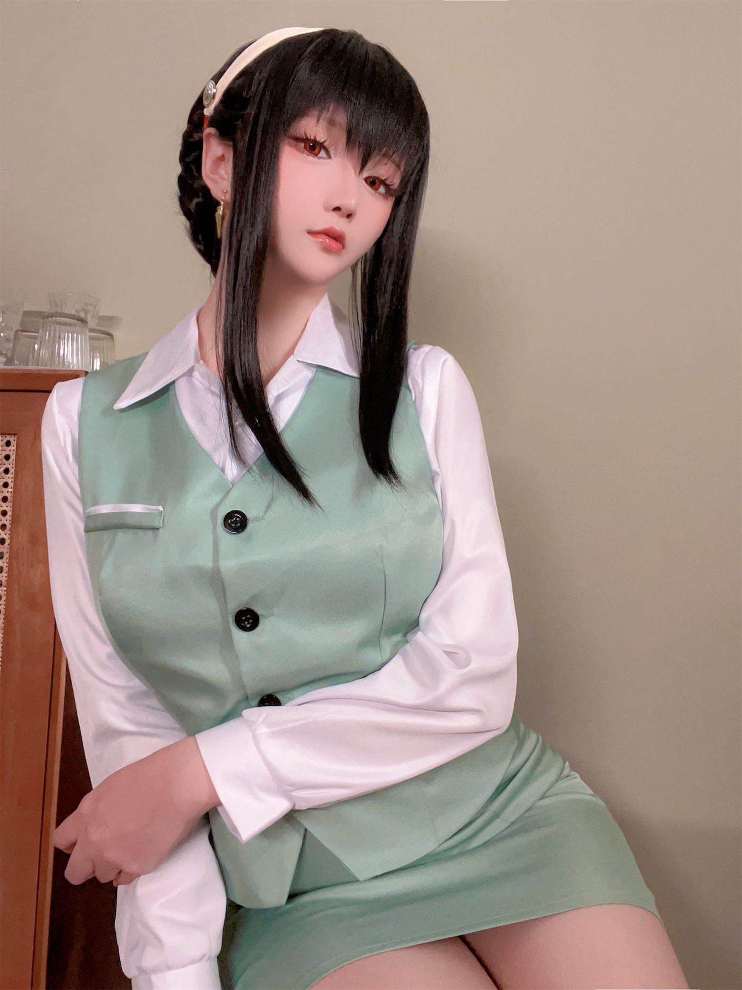 图片[6]-No.172-圣诞节 约尔2 OL制服 [71P]-coswz-cos王者