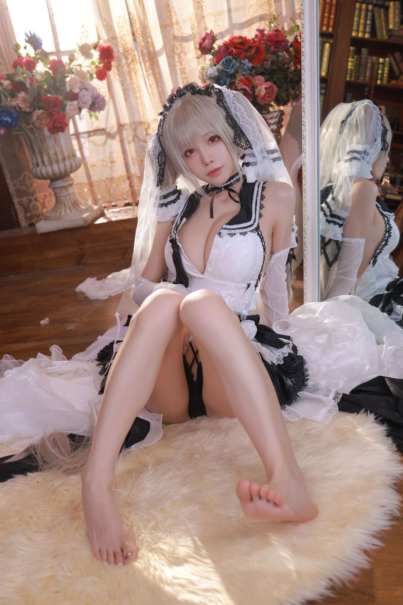 图片[44]-No.085-碧蓝航线 可畏 – 婚纱 [45P]-coswz-cos王者