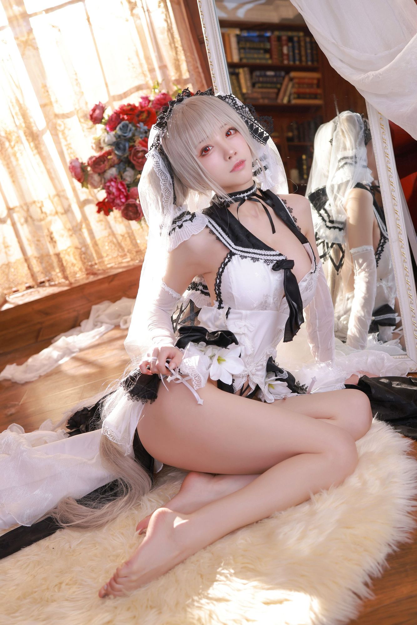 图片[43]-No.085-碧蓝航线 可畏 – 婚纱 [45P]-coswz-cos王者