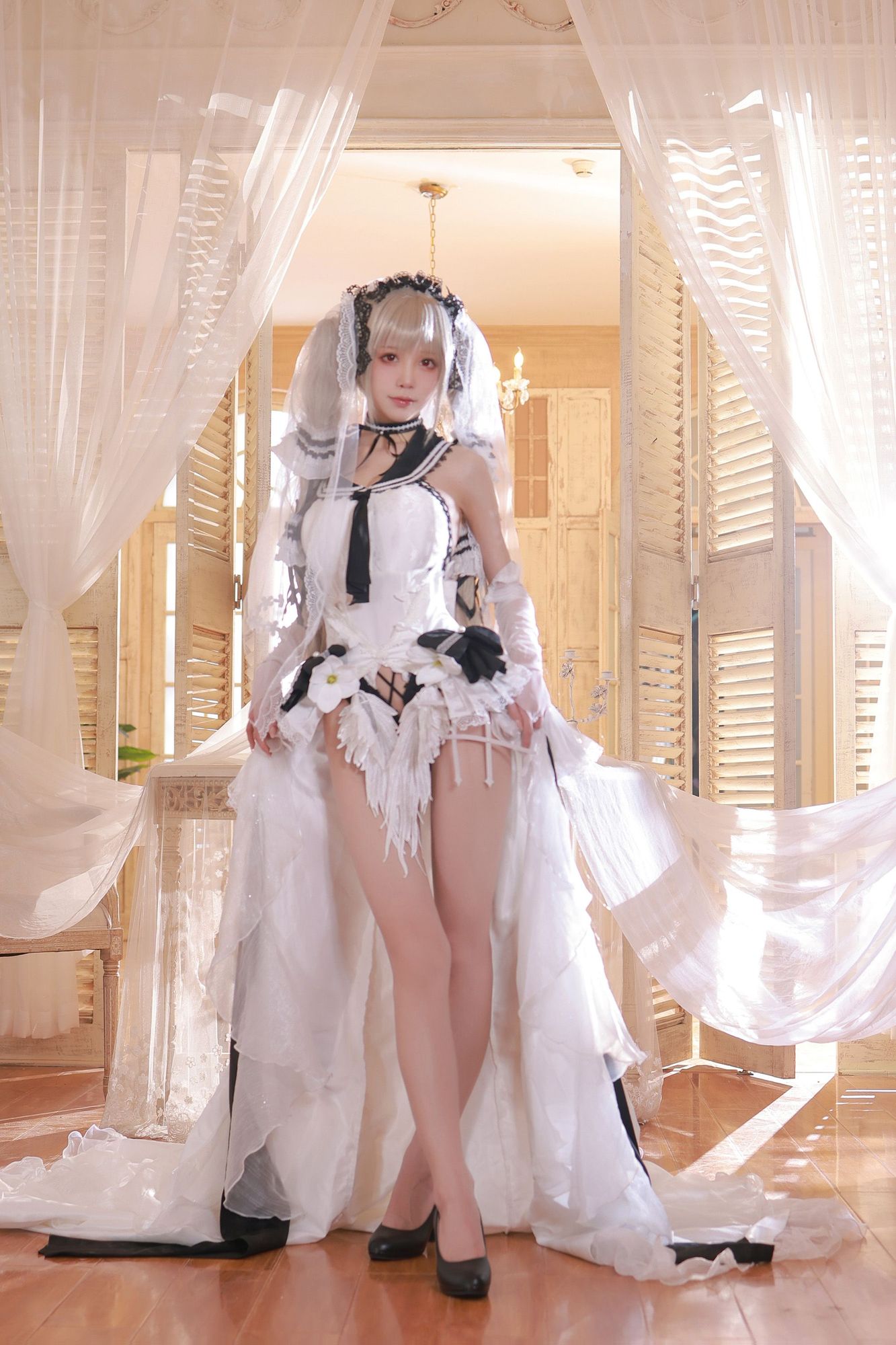 图片[31]-No.085-碧蓝航线 可畏 – 婚纱 [45P]-coswz-cos王者
