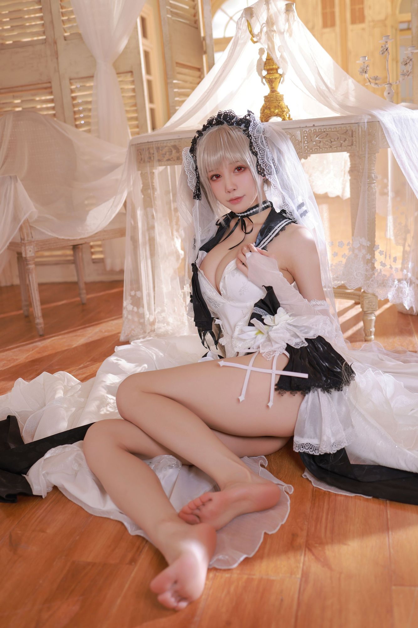 图片[25]-No.085-碧蓝航线 可畏 – 婚纱 [45P]-coswz-cos王者