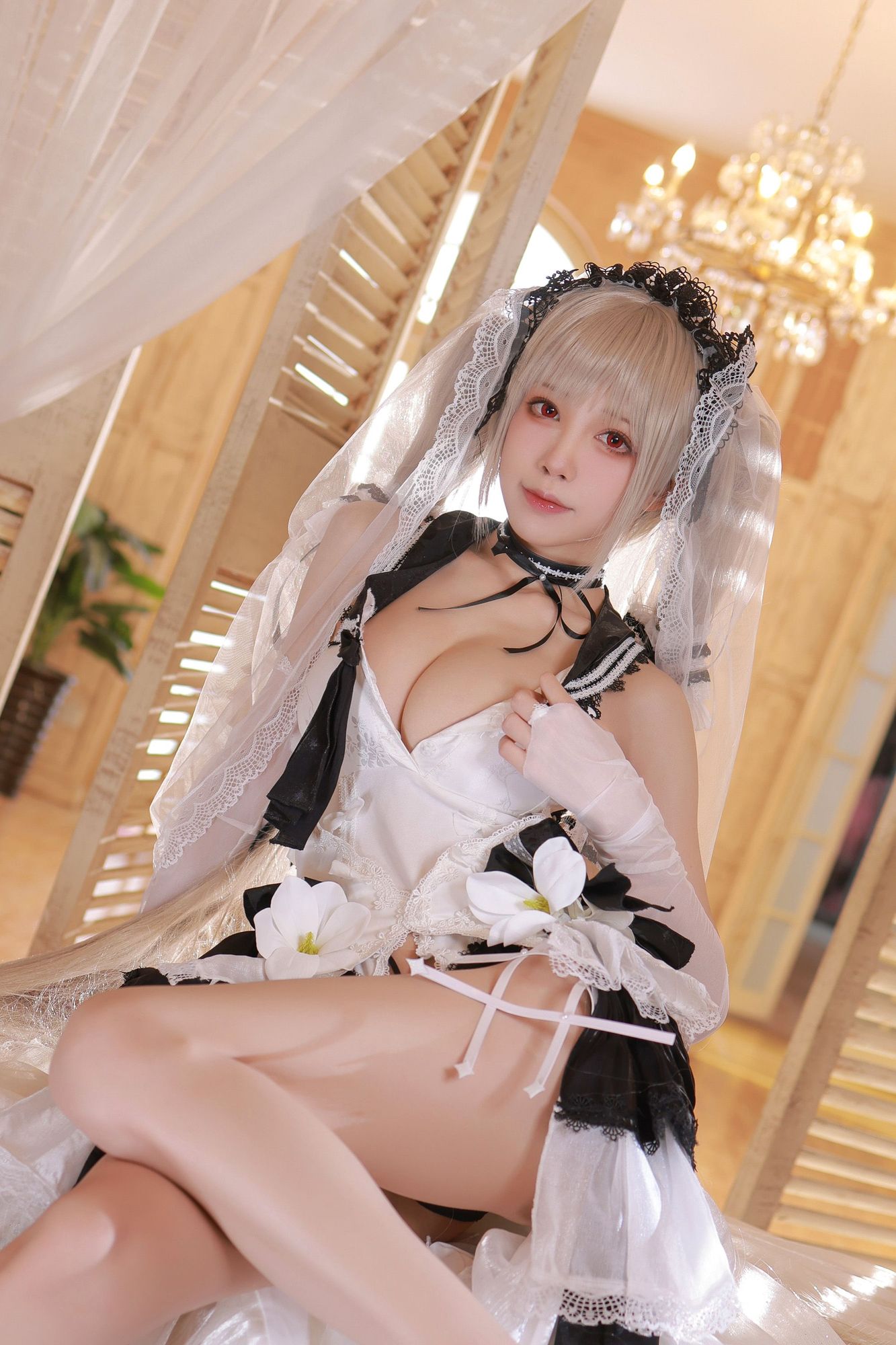 图片[16]-No.085-碧蓝航线 可畏 – 婚纱 [45P]-coswz-cos王者