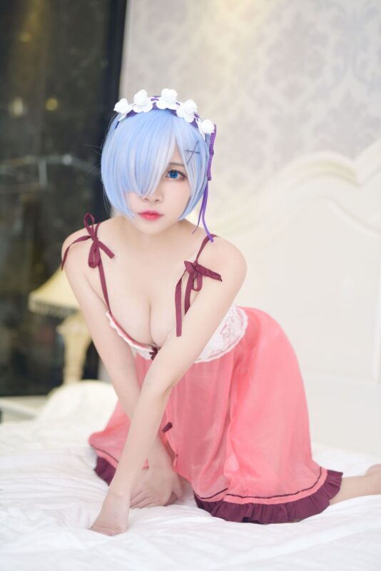 No.063-蕾姆1号本 – 睡衣 [10P]-coswz-cos王者