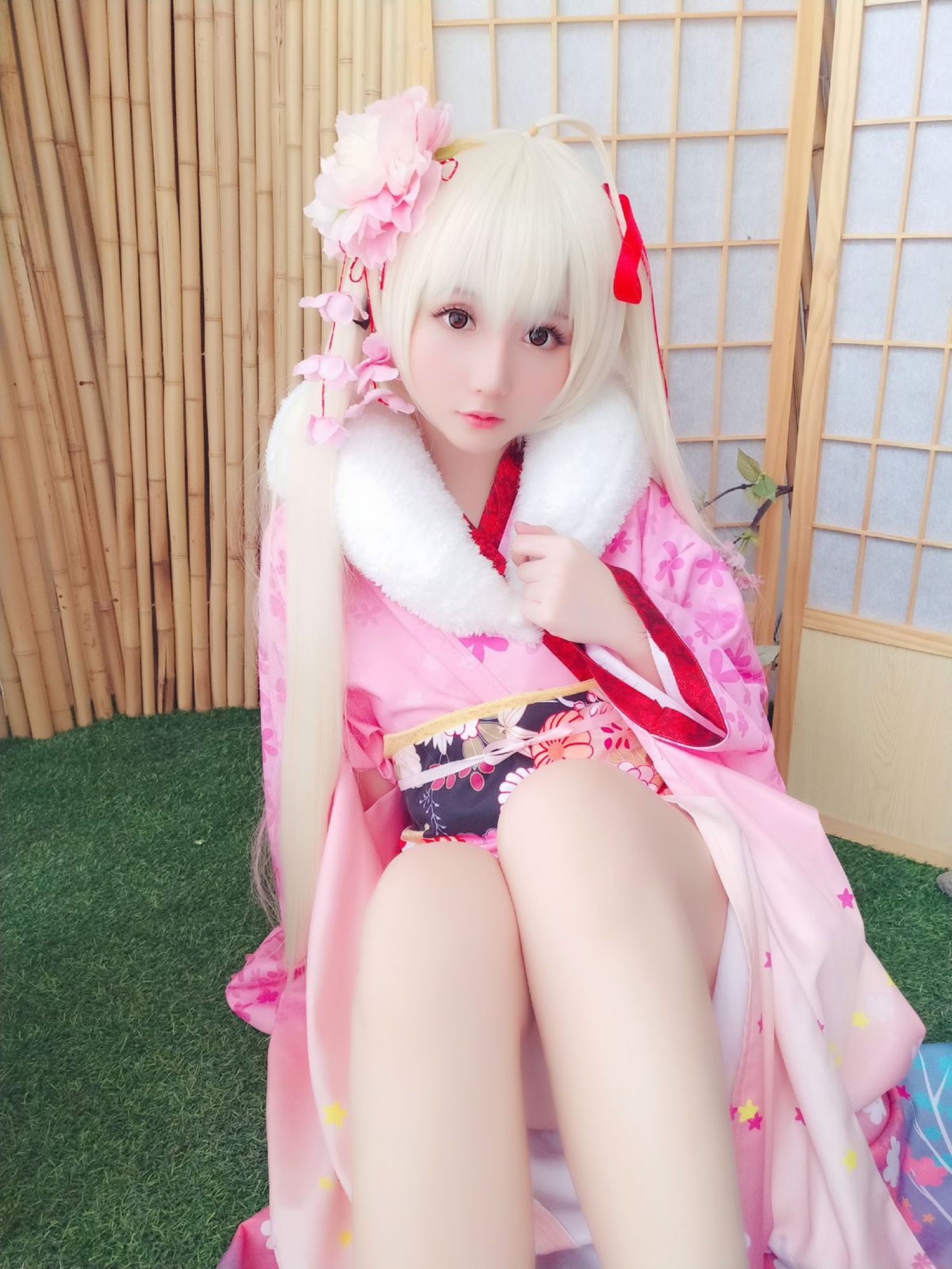 图片[9]-No.001-粉红泡泡包 – 穹和服 [9P]-coswz-cos王者