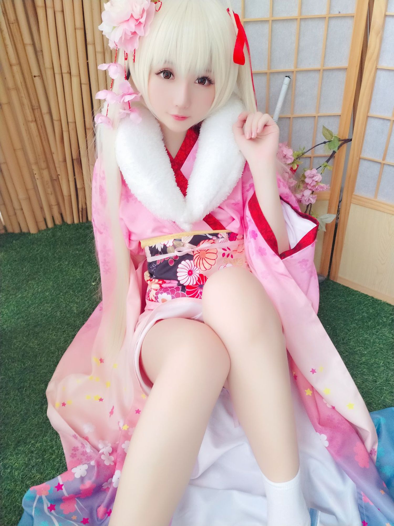 图片[8]-No.001-粉红泡泡包 – 穹和服 [9P]-coswz-cos王者