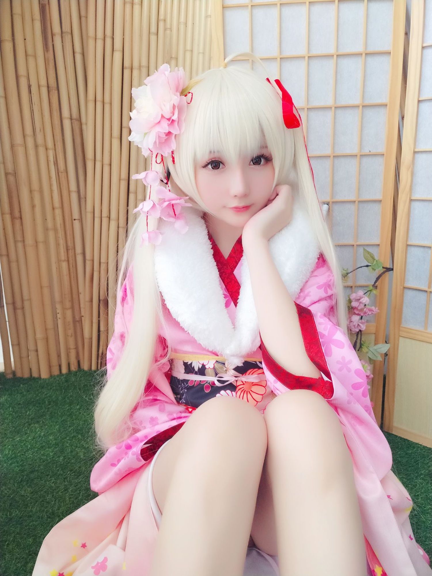 图片[6]-No.001-粉红泡泡包 – 穹和服 [9P]-coswz-cos王者