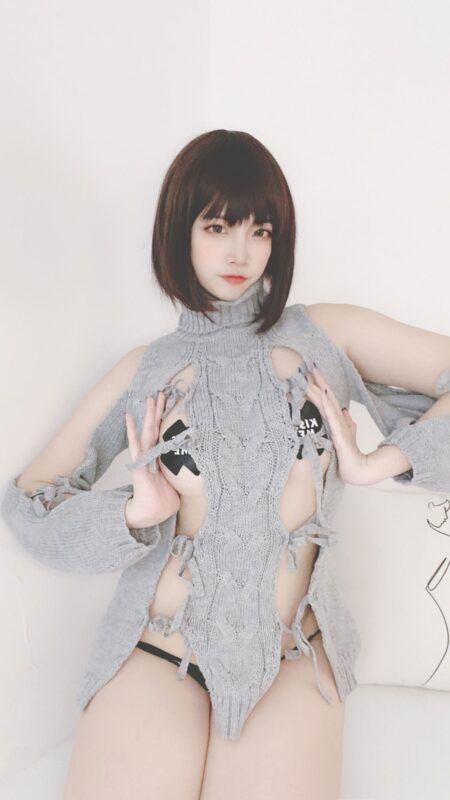 No.075-2020私房洞洞毛衣 [66P 2V]-coswz-cos王者