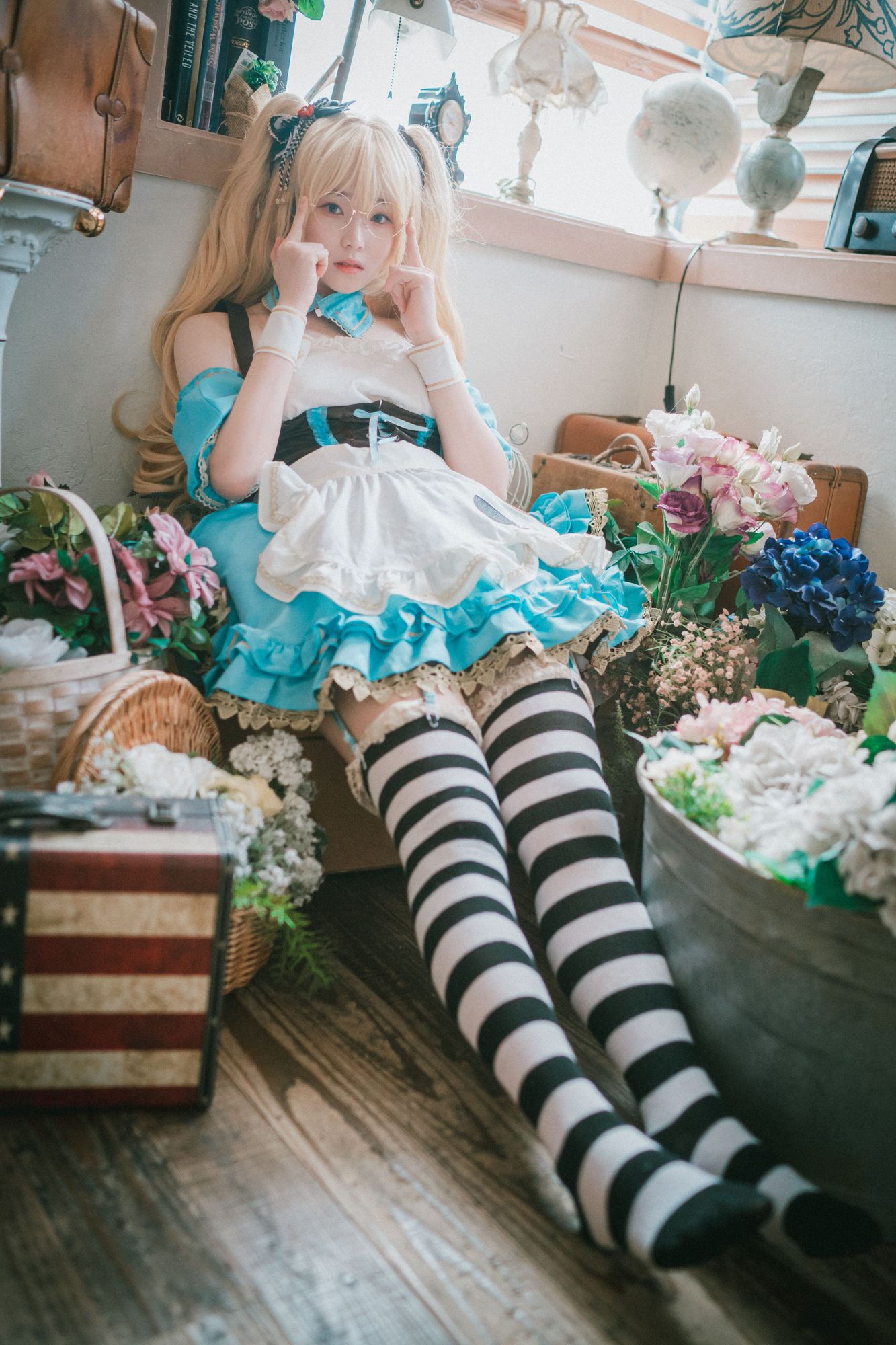 图片[48]-No.001-Alice in Glasses [49P]-coswz-cos王者