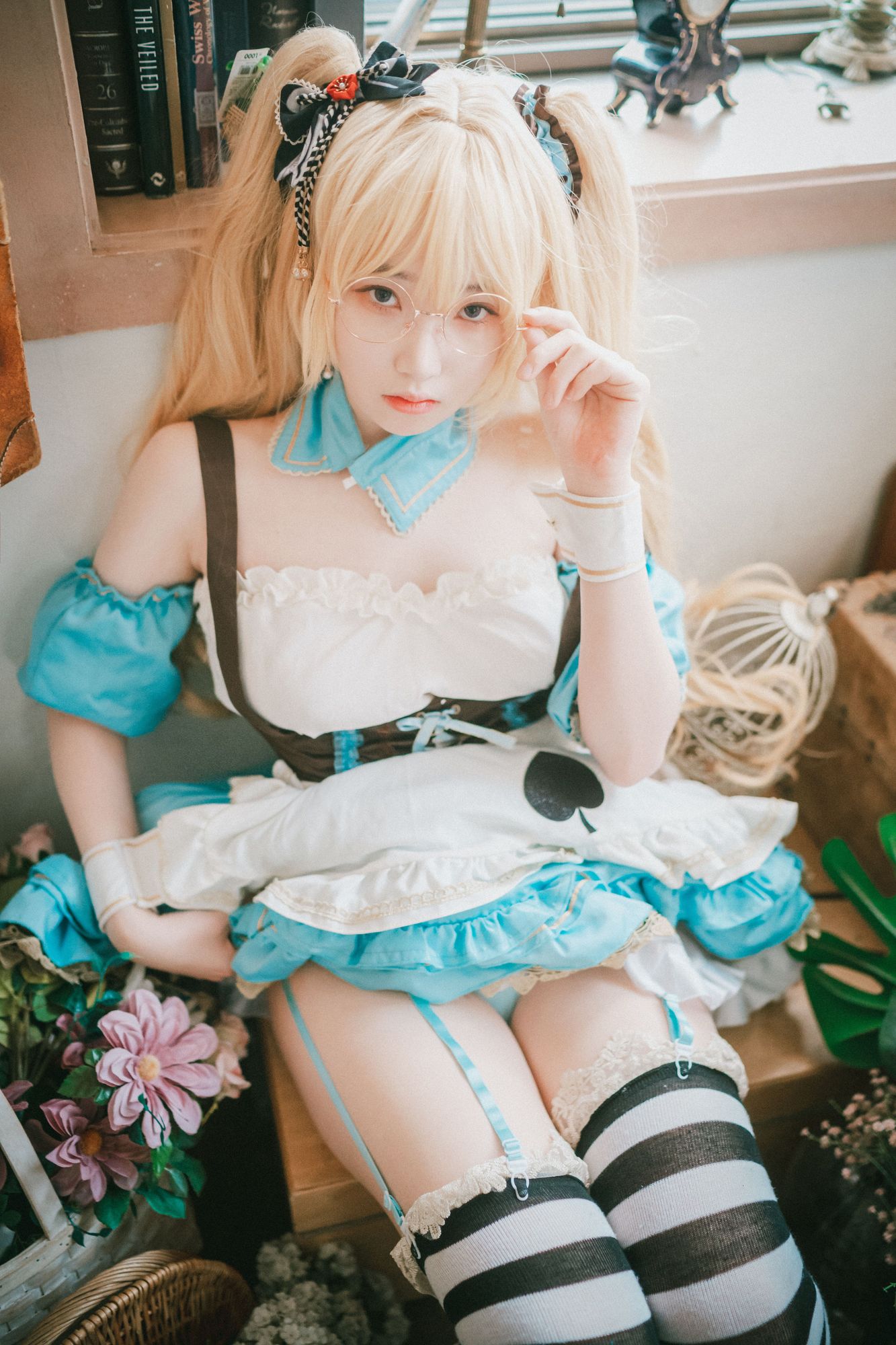 图片[44]-No.001-Alice in Glasses [49P]-coswz-cos王者