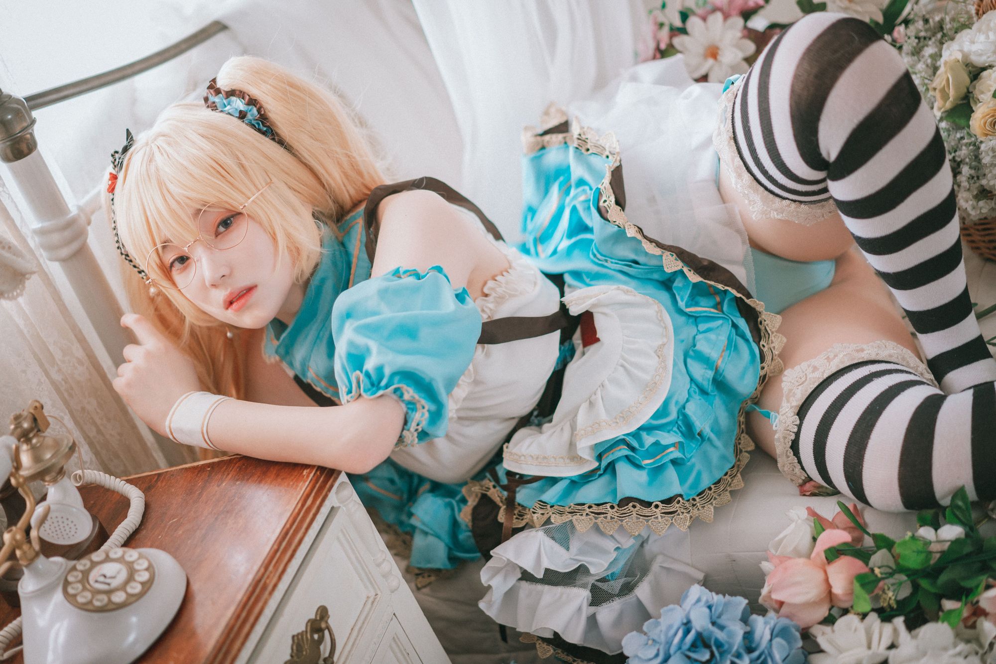 图片[15]-No.001-Alice in Glasses [49P]-coswz-cos王者