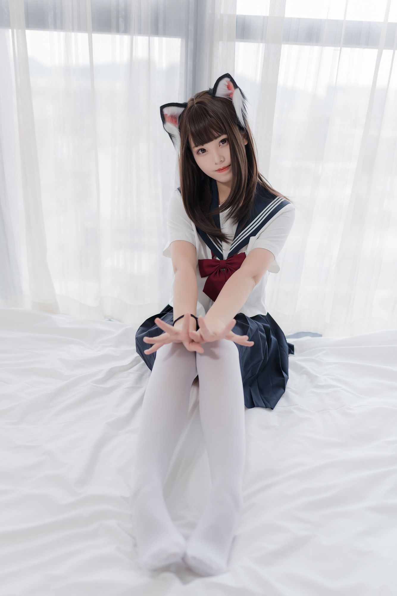 图片[39]-No.004-猫耳JK [40P]-coswz-cos王者