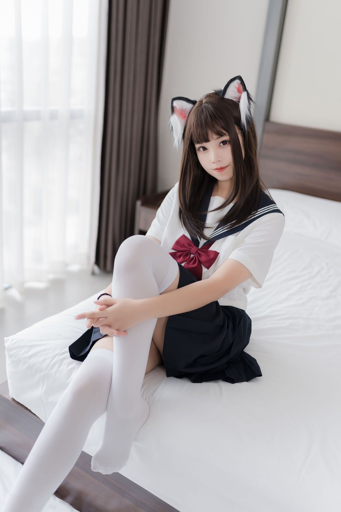 图片[21]-No.004-猫耳JK [40P]-coswz-cos王者