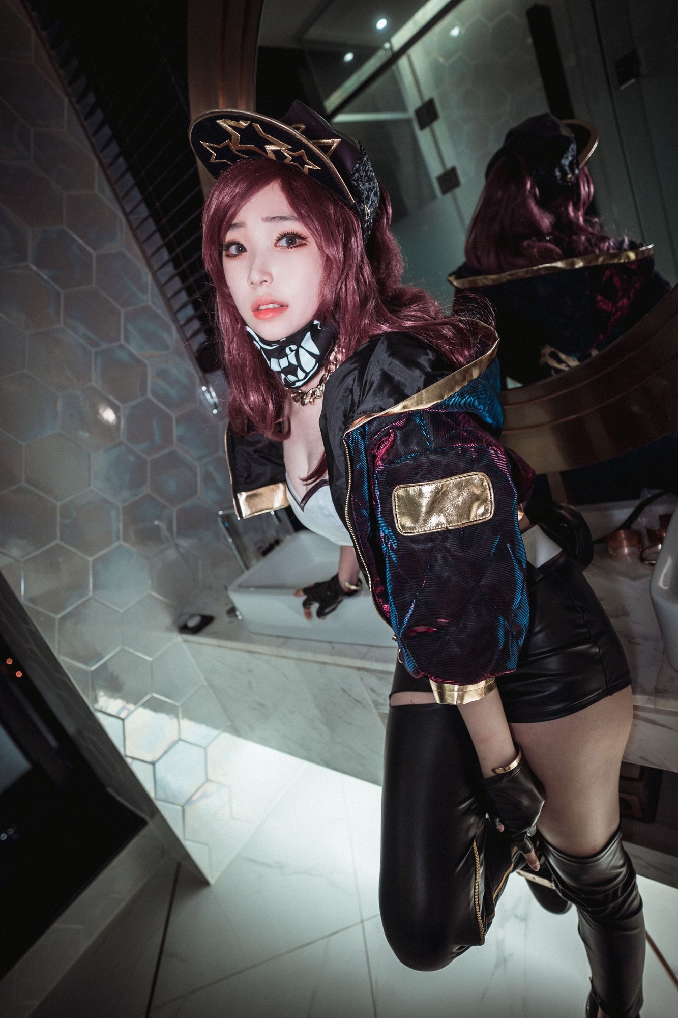 图片[43]-No.010-KDA Akali [43P]-coswz-cos王者